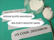 Polvo preservativo del blanco de g /cm3 de la densidad 2,633 del sulfito de sodio de la pureza de Na2SO3 el 97%