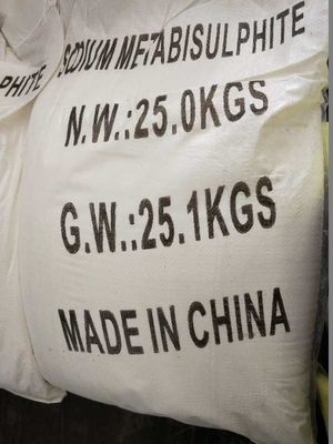 Puro de sodio pirosulfito de grado alimenticio de 96% de pureza mínima
